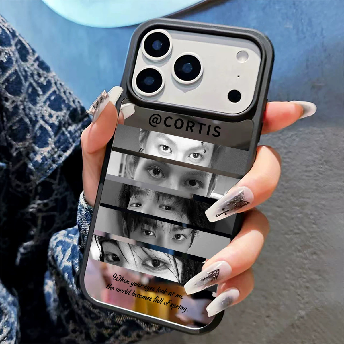 CORTIS Eyes Mirrored IPhone Case