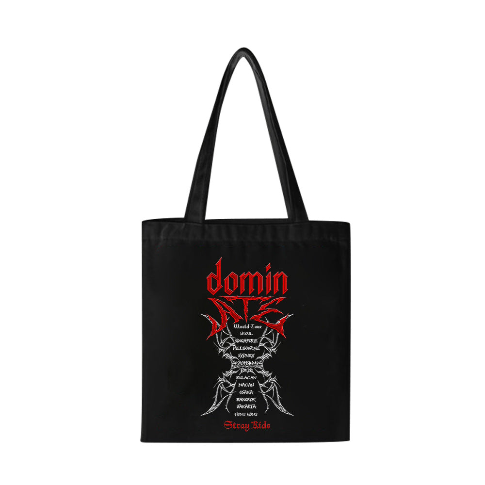 Kpop Logo Zipper Canvas Bag