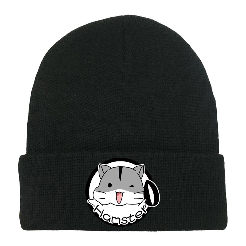 Winter Anime Printed Knitted Hat