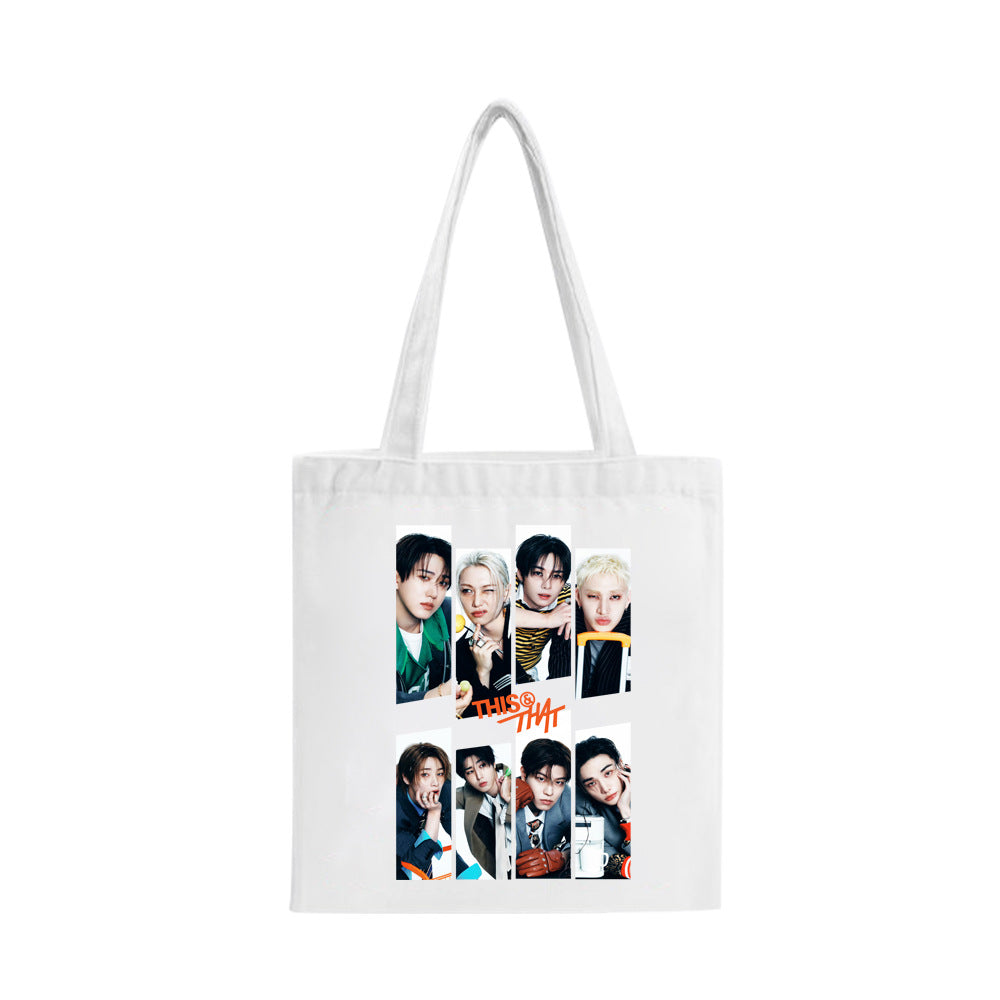 SKZ THIS & THAT Poster Canvas Tote Bag