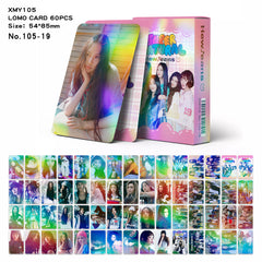 60PCS NJZ Laser Photocard