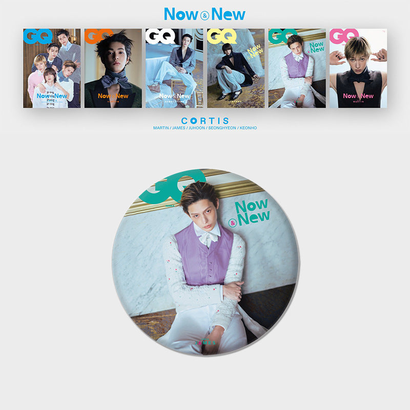 CORTIS Magazine Cover Badge Mirror Keychain