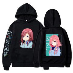 Casual Nakano Anime Printed Loose Hoodie