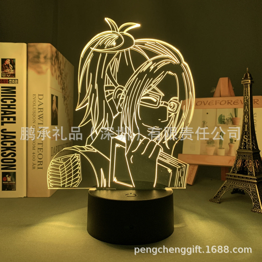 Colorful Anime Acrylic 3d Night Light