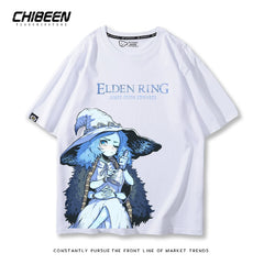 Men's and Women's Game Print Cotton T-shirt