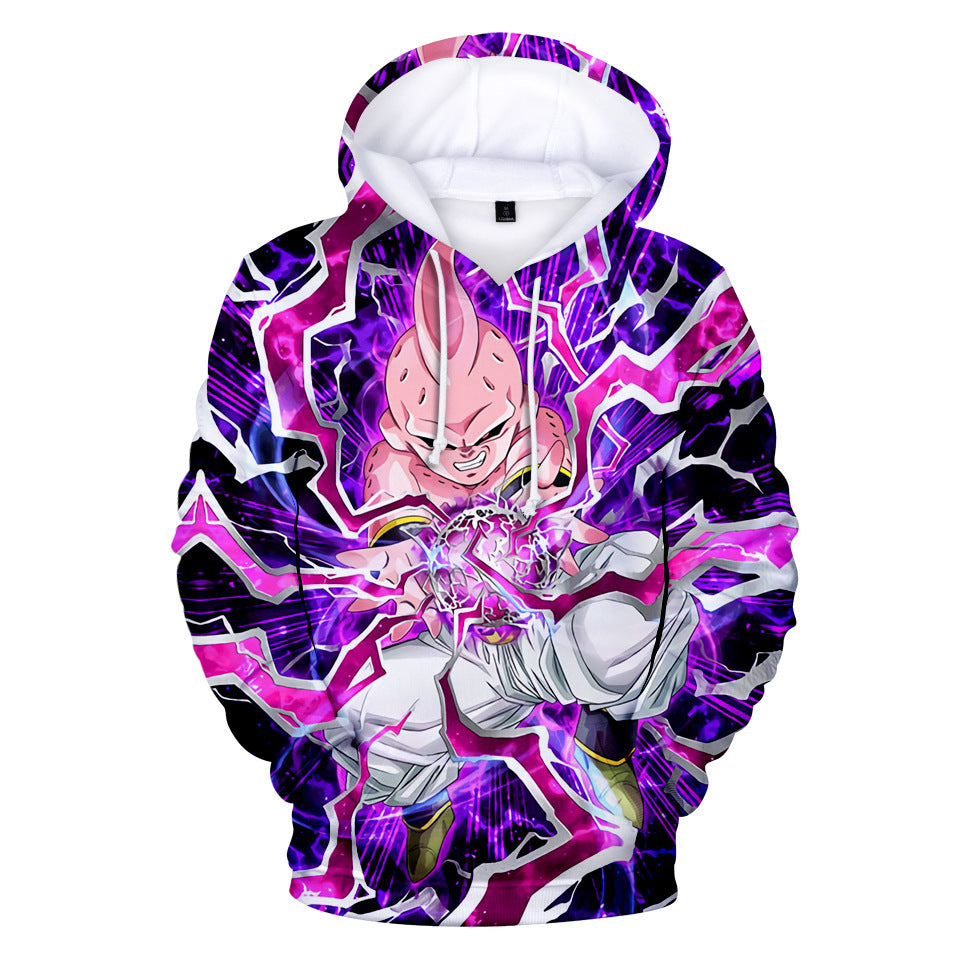 Unisex Anime 3d Color Print Pullover Hoodie