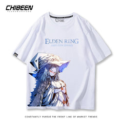 Men's and Women's Game Print Cotton T-shirt