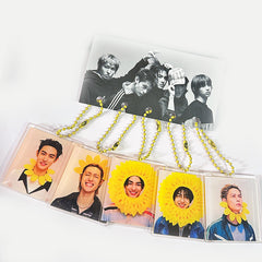 CORTIS PYPD Birthday Party Sunflower Acrylic Keychain