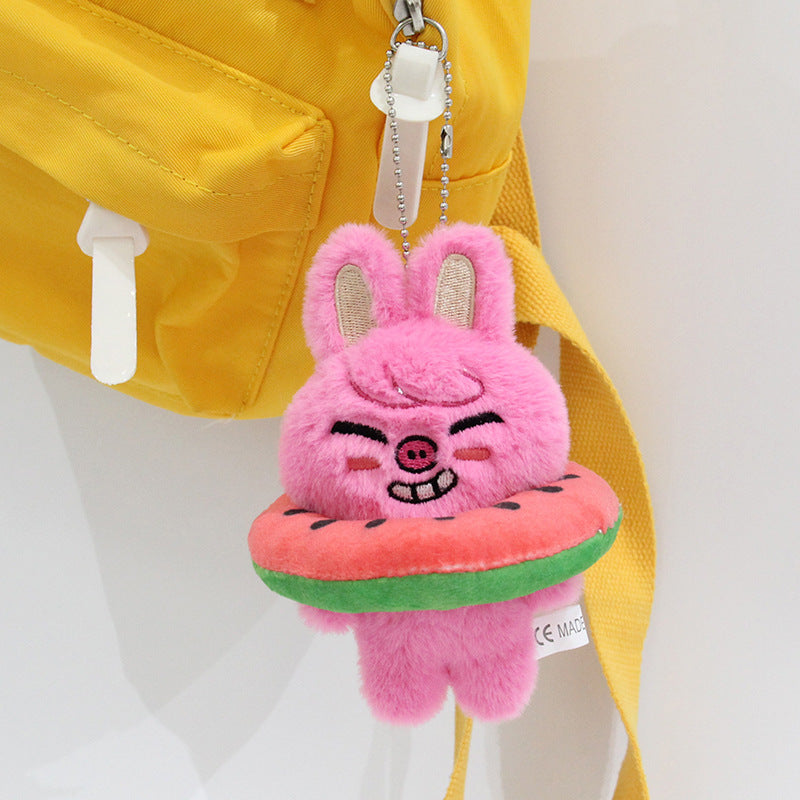 Creative KPOP Cartoon Donut Plush Toy Pendant