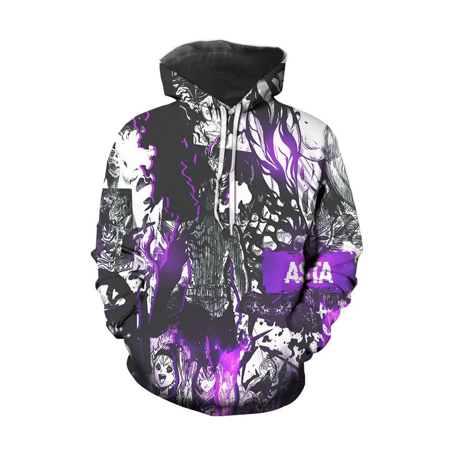 Unisex Anime 3D Print Pullover Hoodie