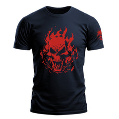 Cool Men's Ghost Rider Cotton T-shirt