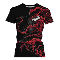 Trendy Men's Venom 3D Printed Round Neck T-Shirt