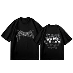 KPOP Evil Cartoon Logo Cotton T-Shirt