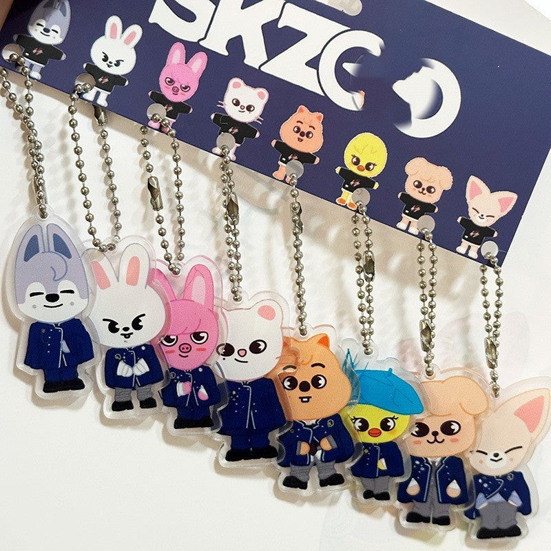 SKZ Magic School Acrylic Keychain Pendant 8PCS