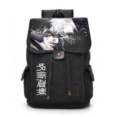 Retro Anime Canvas Schoolbag Backpack