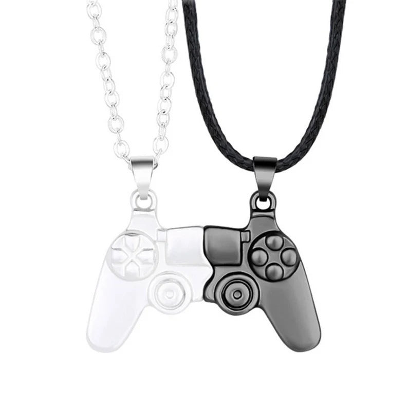 Game Console Handle Couple Necklace