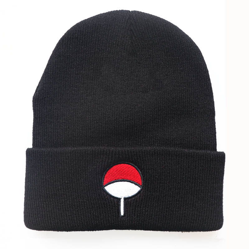 Trendy Red Cloud Logo Knitted Hat