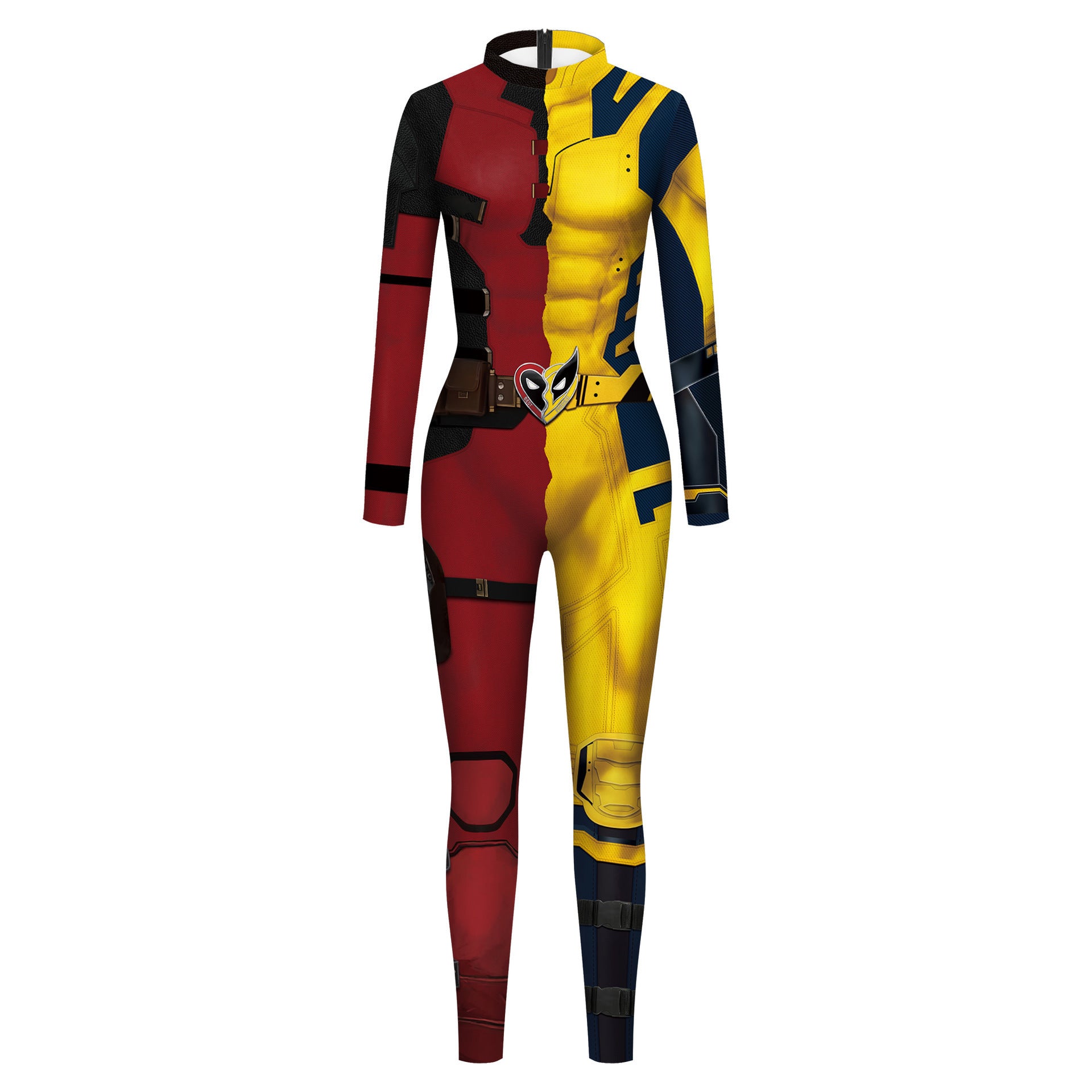 Deadpool and Wolverine Digital Print Cosplay Bodysuit