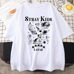 KPOP Fashion Graphic Printed T-shirt