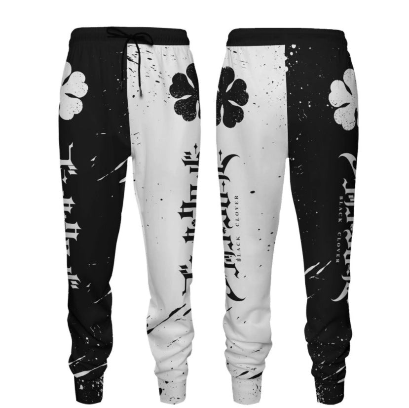 Trendy Asta Anime 3D Print Hoodie Pants