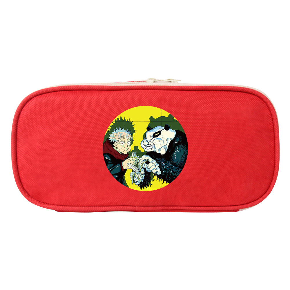 Trendy Anime Stationery Zipper Pencil Case