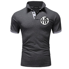 Men's Goku Casual Short Sleeve Polo T-Shirt