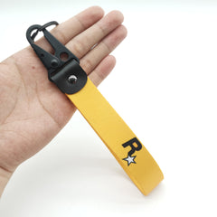 R Star Game Wrist Strap Rope Keychain