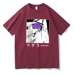 Unisex Sasuke Printed Short Sleeve Summer Tee