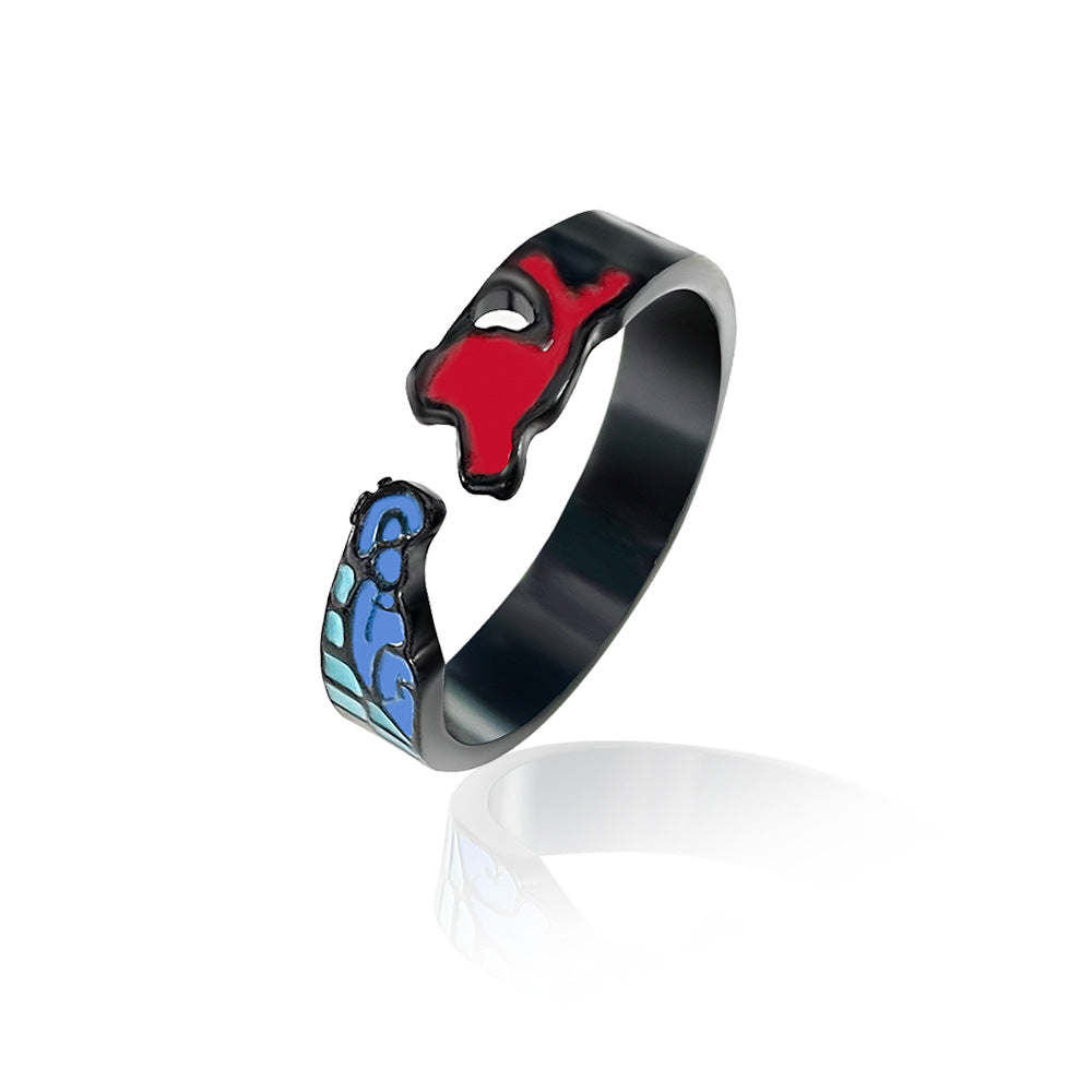 Chic Anime Tanjiro Open Ring