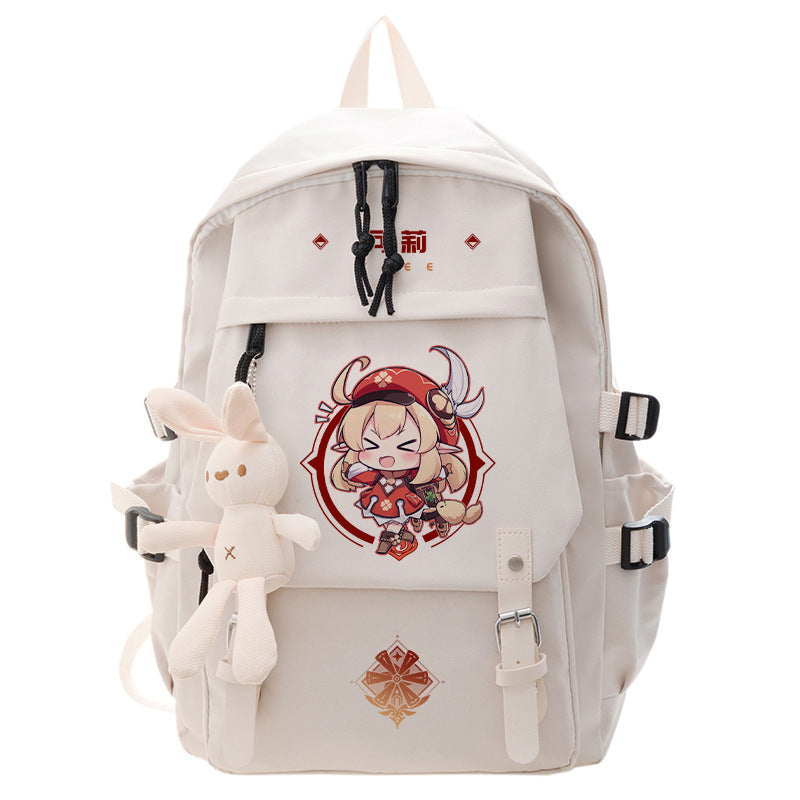 Casual Game Graphic Print Backpack