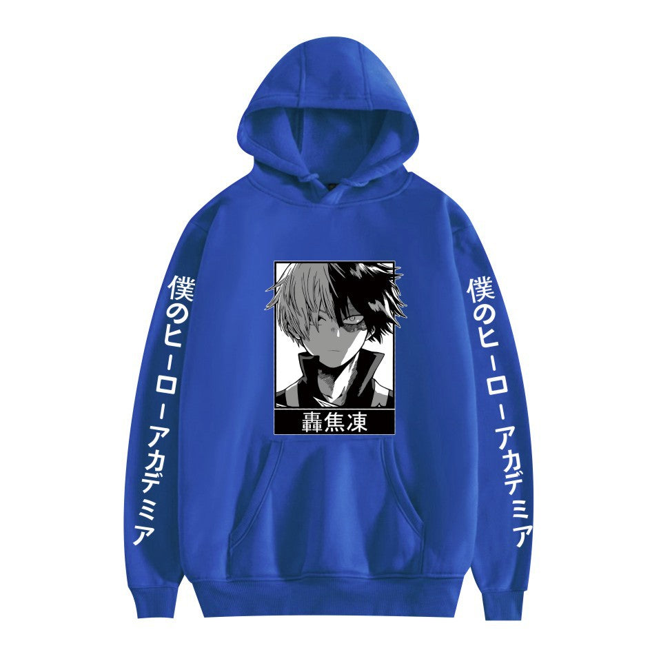 Men's and Women's Anime Graphic Print Hoodie Top