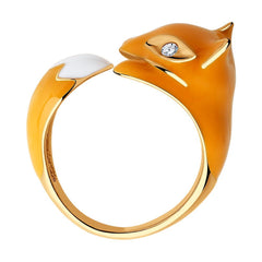 Chic Little Fox Ring