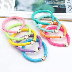 Cute Taylor Color Sliced Bracelet Set