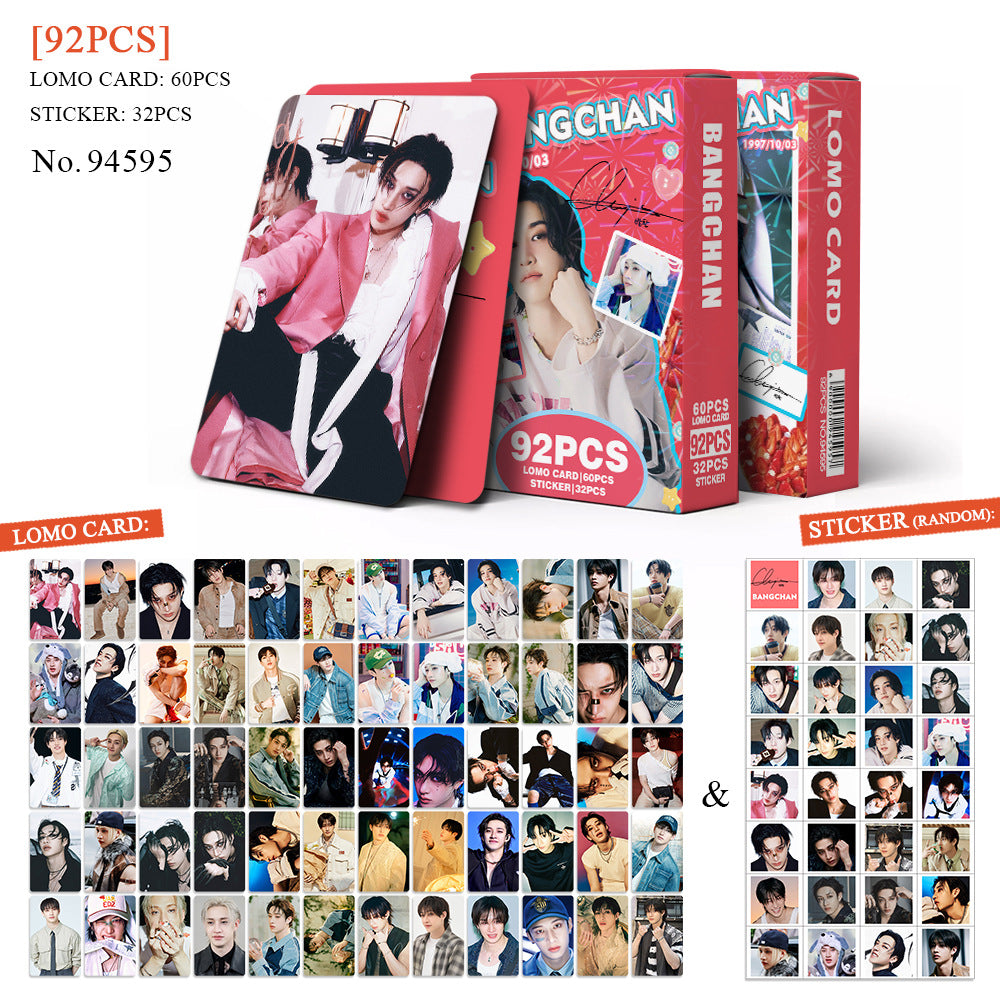 92PCS BANGCHAN Photocard Stickers Collection
