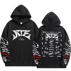 KPOP Atz Letter Printed Pullover Hoodie