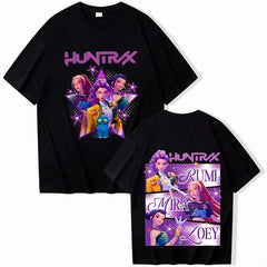 Casual HUNTRIX Graphic Print Cotton T-Shirt