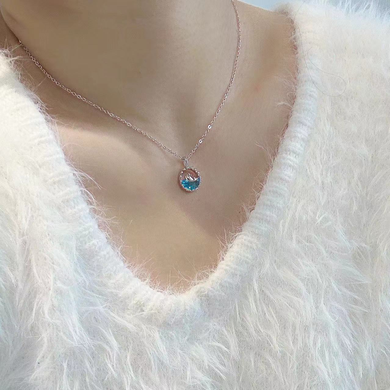 Blue Whale Necklace