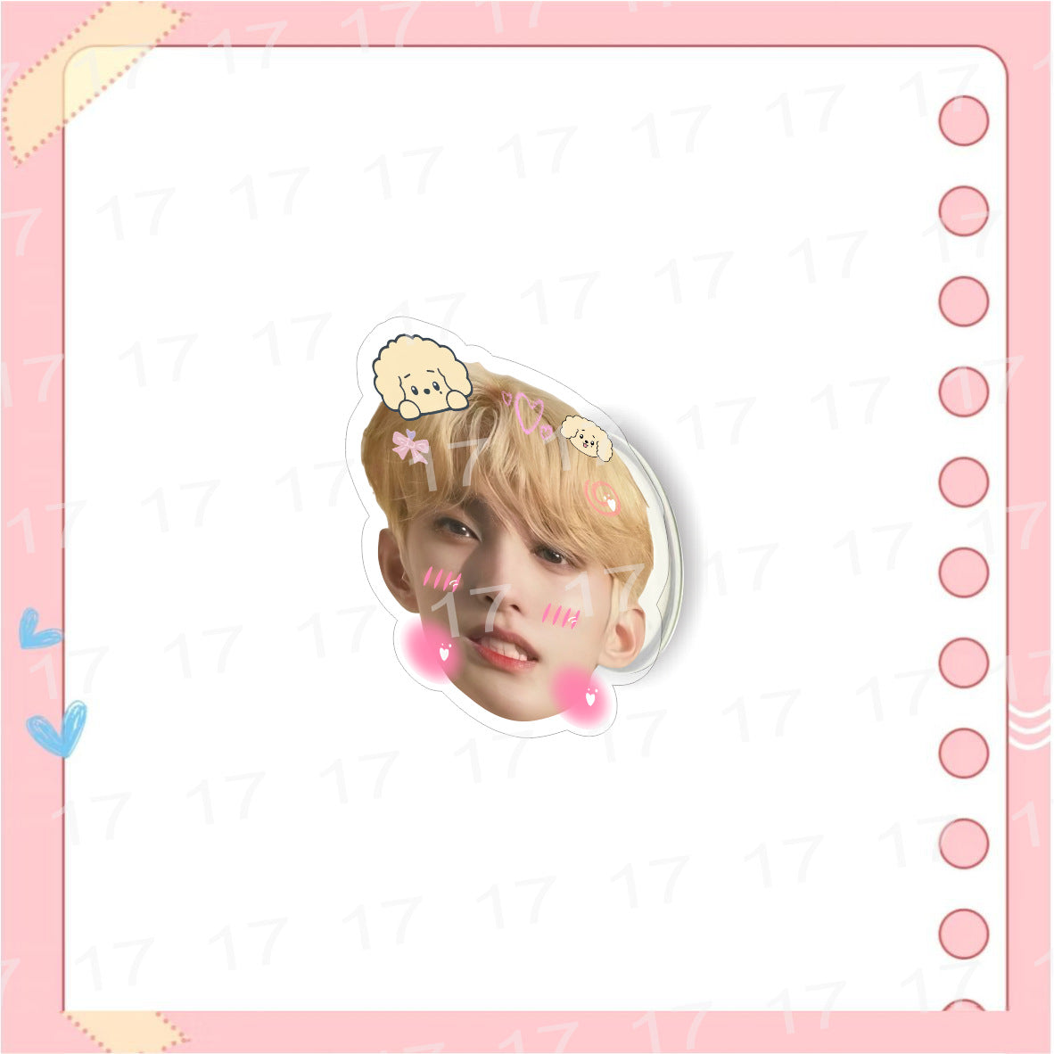 Cute Kpop Acrylic Phone Retractable Bracket
