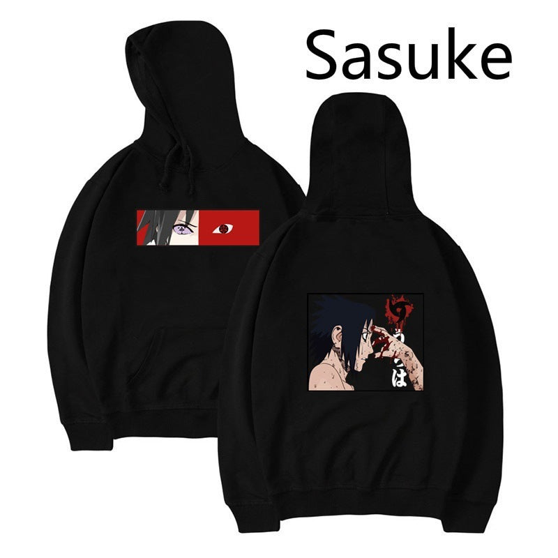 Trendy Anime Logo Printed Unisex Casual Hoodie