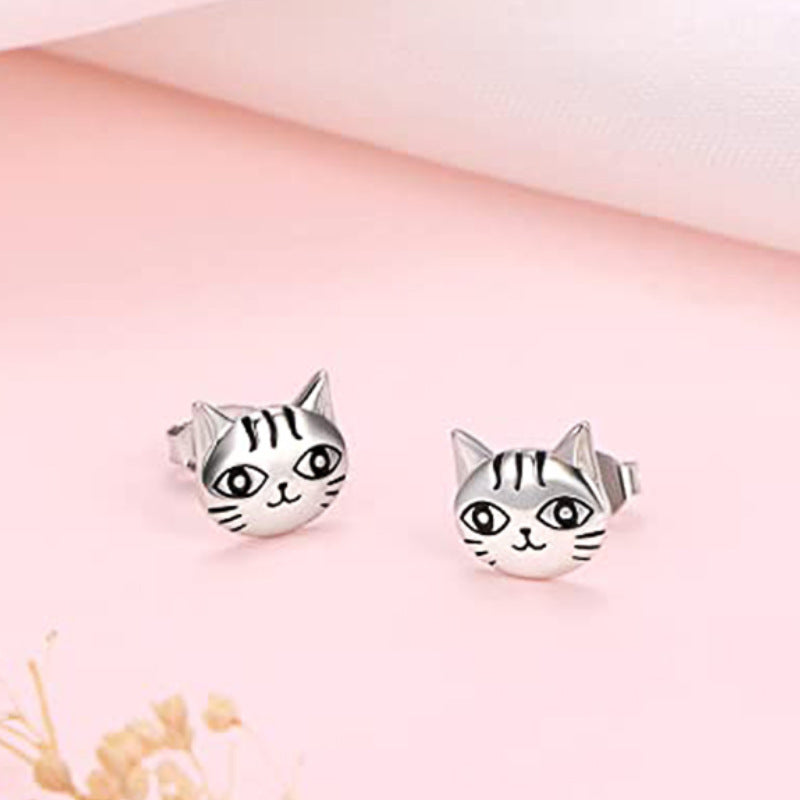 Cute Cartoon Cat Earrings