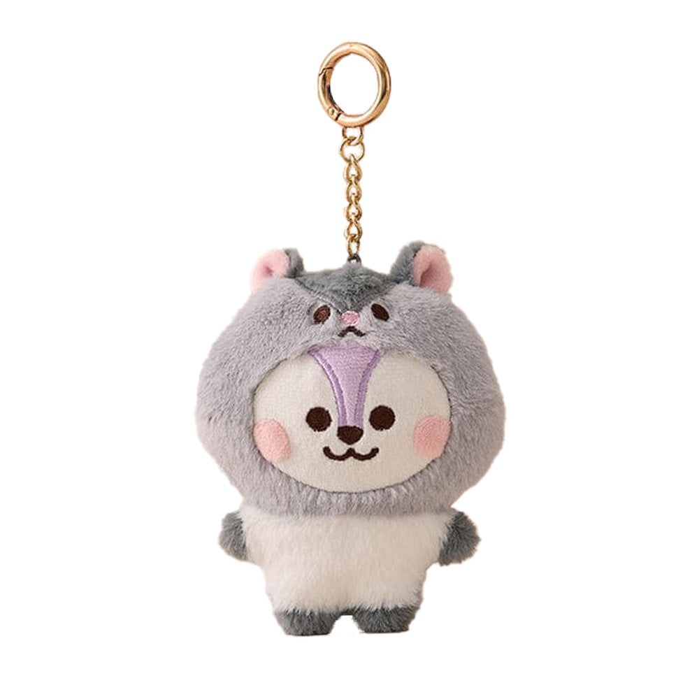KPOP Animal Plush Doll Keychain Pendant