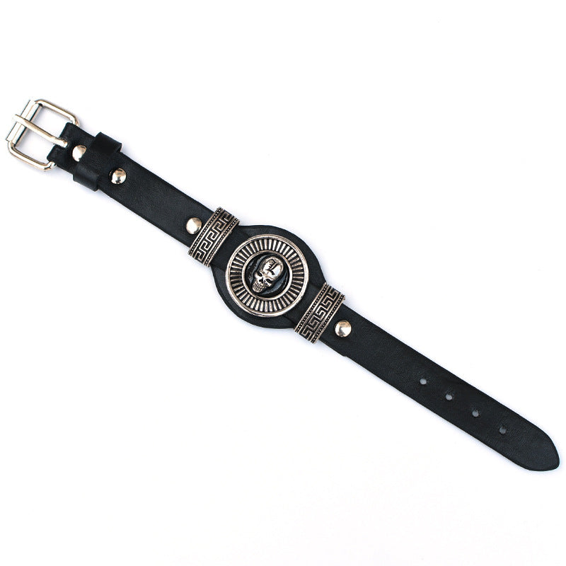 Punk Style Anime Leather Bracelet