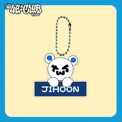 TWS Name Tag Bead Chain Acrylic Pendant