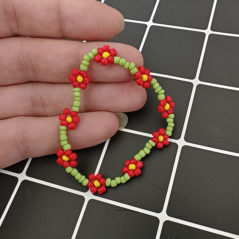 Sun Flower Beaded Bracelet