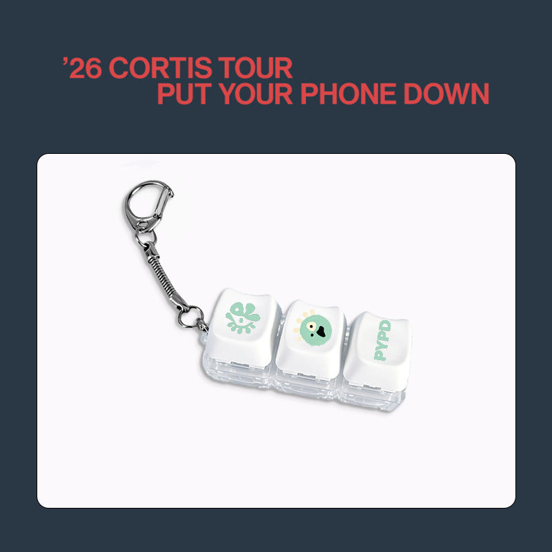 PYPD Tour Keycap Pendant Keyring