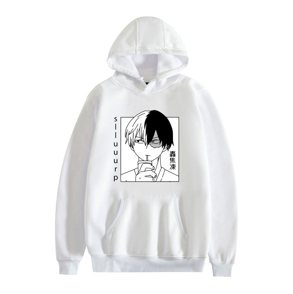 Men's and Women's Anime Graphic Print Hoodie Top