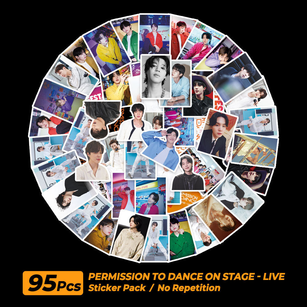 BTS PERMISSION TO DANCE ON STAGE Graffiti Stickers