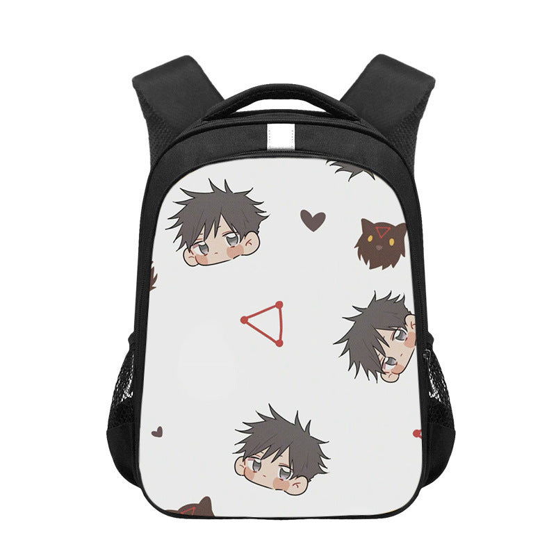 Cute Children's Anime Printed School Backpack