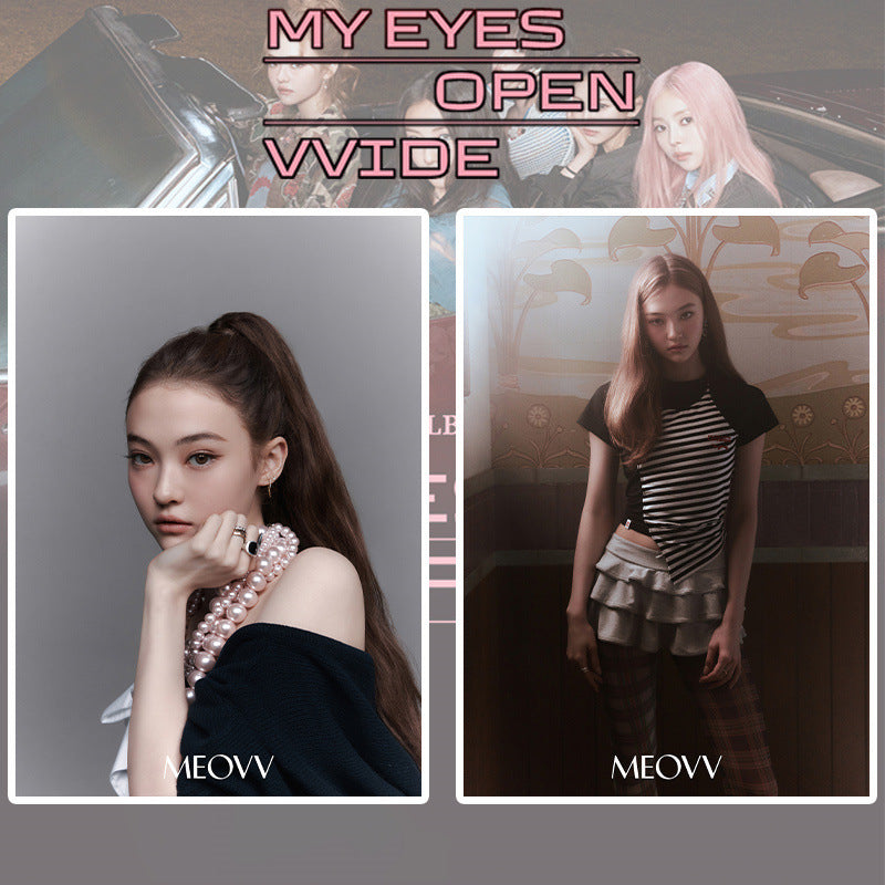 KPOP Album Title "DROP TOP" Self-adhesive Poster