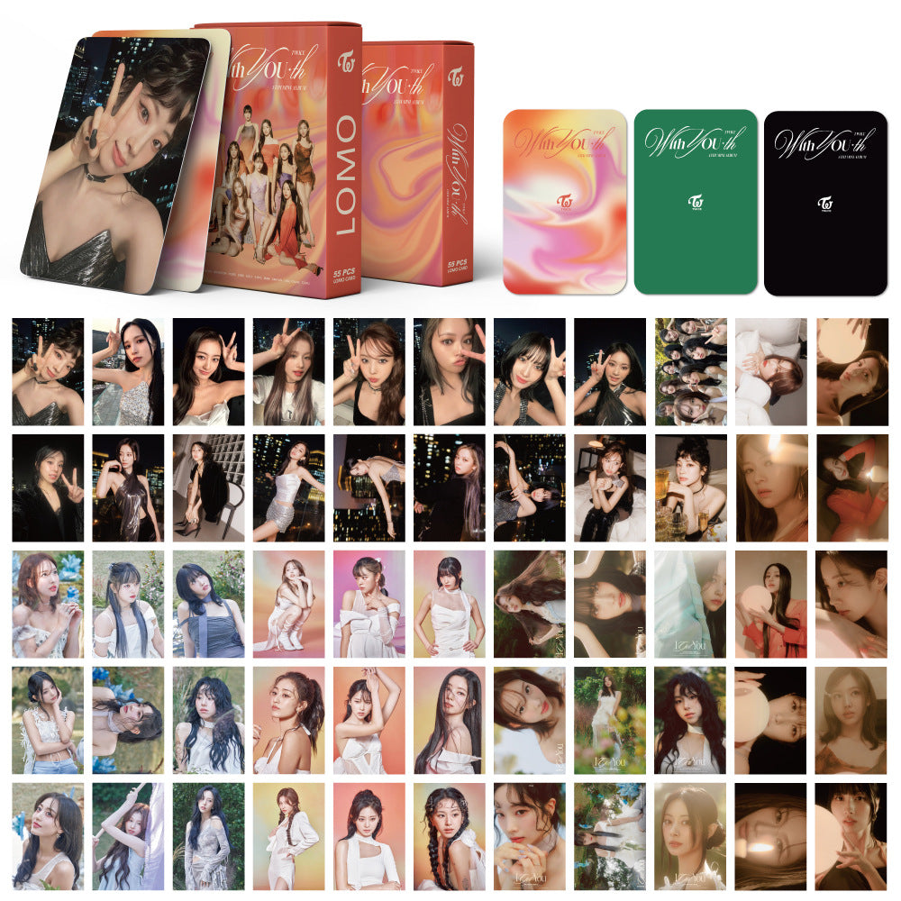 KPOP Album "With YOU-th" Photocards